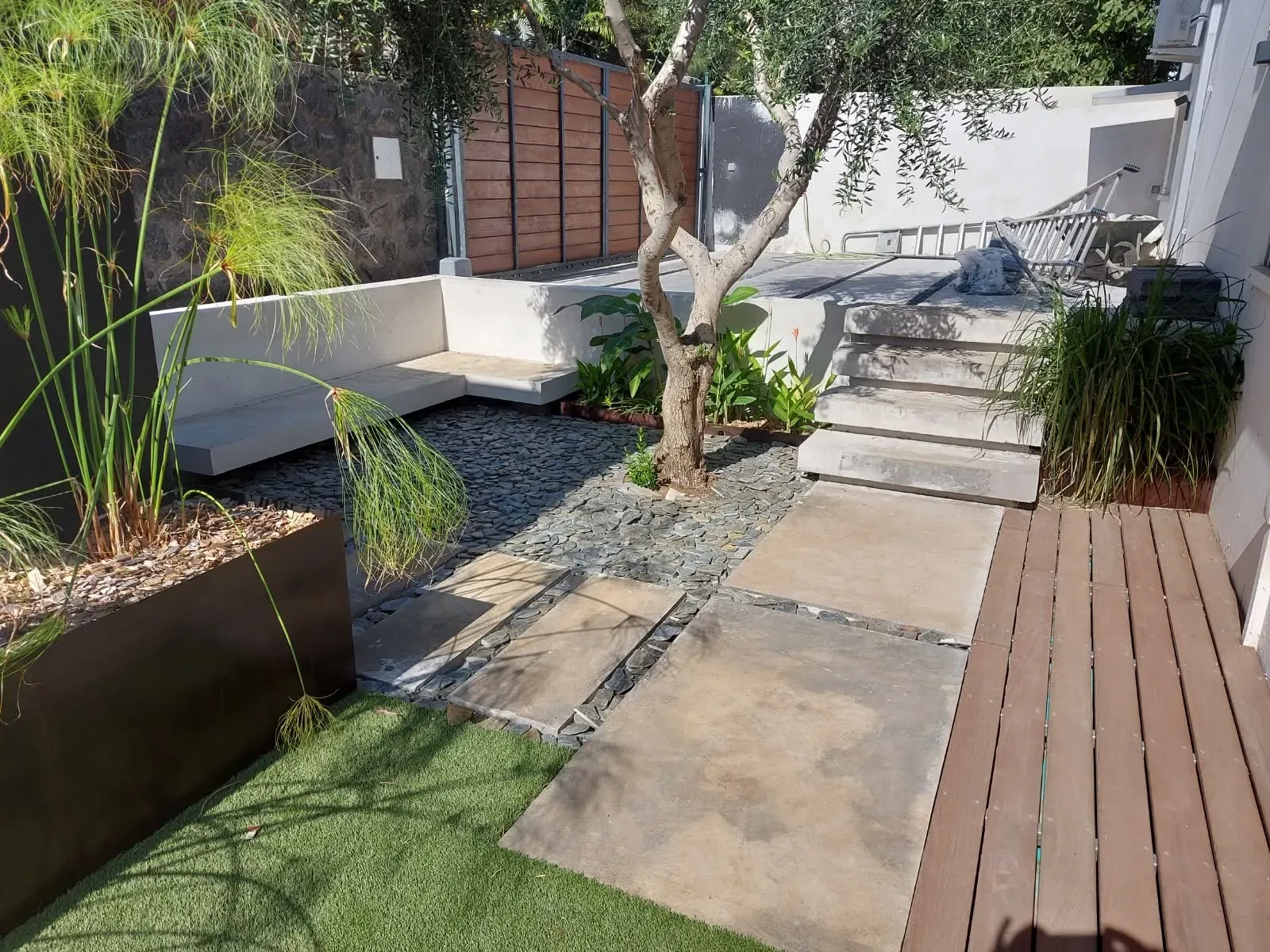 jardin pavement
